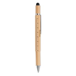 Stylo niveau à bulle en bambou Toolbam 