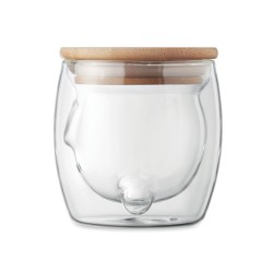 Tasse en verre double paroi Smile 