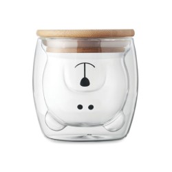 Tasse en verre double paroi Smile 