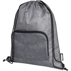 Sac pliable 7 L recyclé avec cordon de serrage Ash 