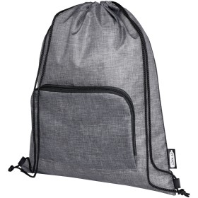 Sac pliable 7 L recyclé avec cordon de serrage Ash 