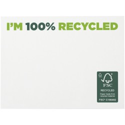 Mémos autocollants recyclés 100 x 75 mm Sticky-Mate® 