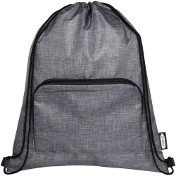 Sac pliable 7 L recyclé avec cordon de serrage Ash 