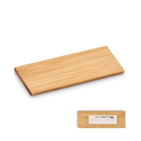 Name tag holder in bamboo 