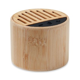 Haut-parleur sans fil bambou Round Lux 