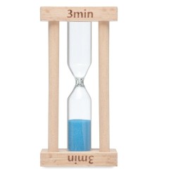 Sablier en bois 3 minutes Ci 