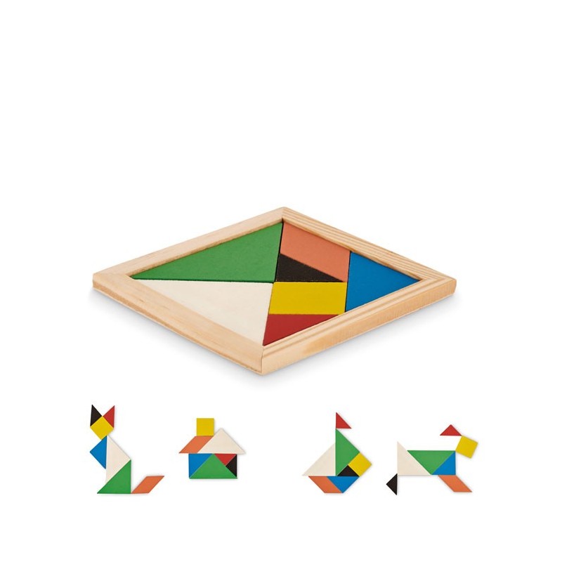 Puzzle Tangram en bois Tangram 