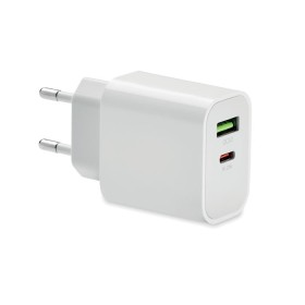 Chargeur 18W 2 ports, prise UE Port 