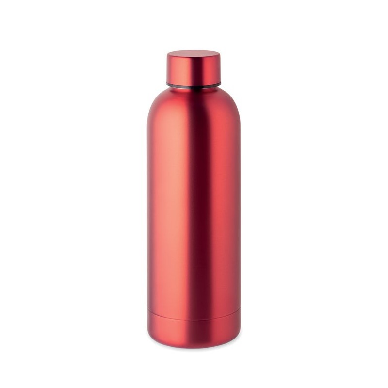 Bouteille en acier inox recyclé AthenaCouleur:Rouge