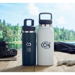 Bouteille double paroi 970 ml Cleo LargeCouleur:Blanc