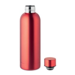 Bouteille en acier inox recyclé AthenaCouleur:Rouge