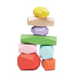 8 Pieces en bois empilables Dolmen 