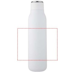 Bouteille isotherme Marka 600 ml avec couche de cuivre et avec boucle métallique 
