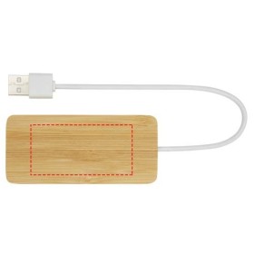 Hub USB Tapas en bambou 