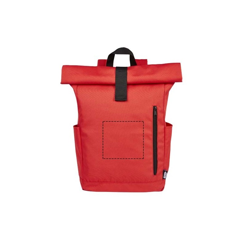 Sac à dos Byron de 18 L en RPET GRS 15,6" Rouge