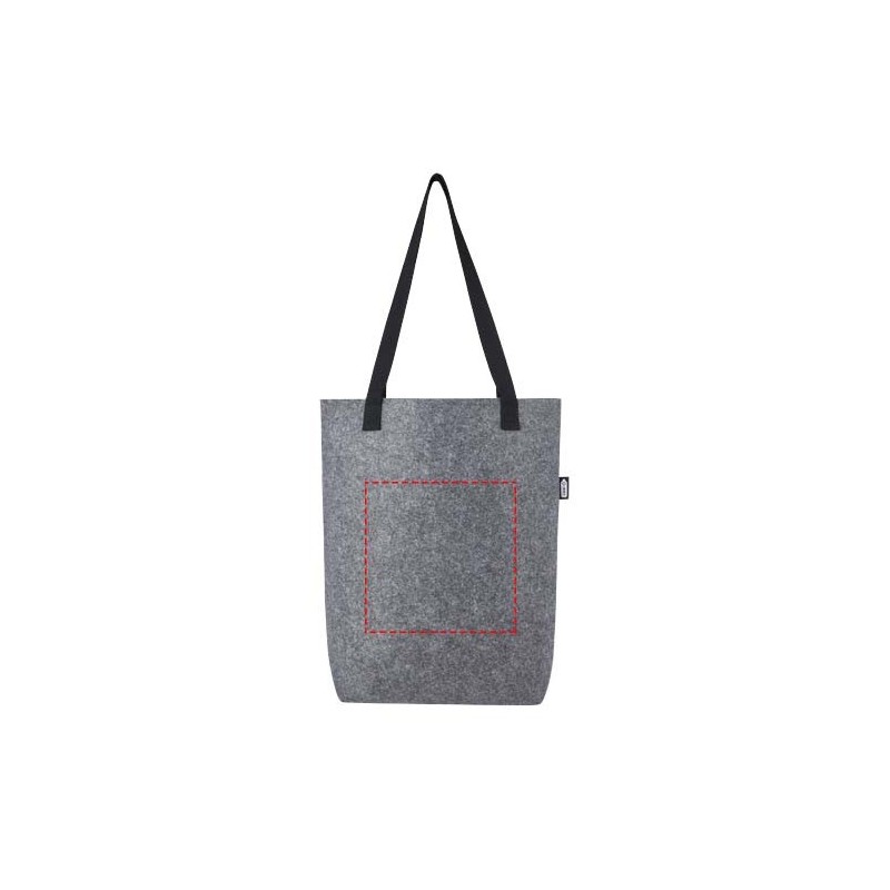 Sac shopping Felta avec large fond de 12 L en feutre recyclé certifié GRS 