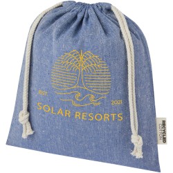 Sac cadeau moyen Pheebs en coton recyclé GRS 150 g/m² de 1,5 L 