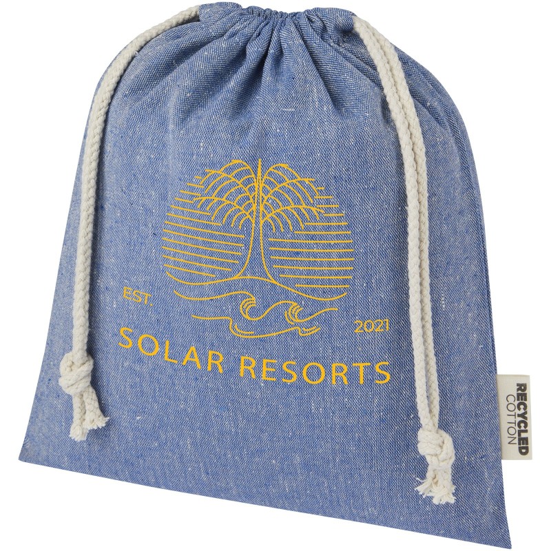 Sac cadeau moyen Pheebs en coton recyclé GRS 150 g/m² de 1,5 L 