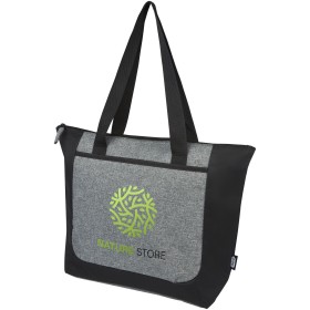 Sac shopping Reclaim recyclé GRS bicolore à fermeture éclair de 15 L 
