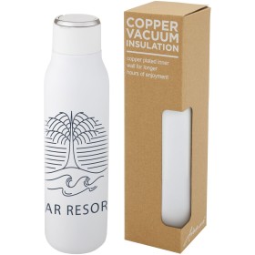 Bouteille isotherme Marka 600 ml avec couche de cuivre et avec boucle métallique 