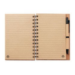 Carnet et stylo en bambou Bambloc 