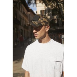 Casquette 5 panneaux avec patch amovible 