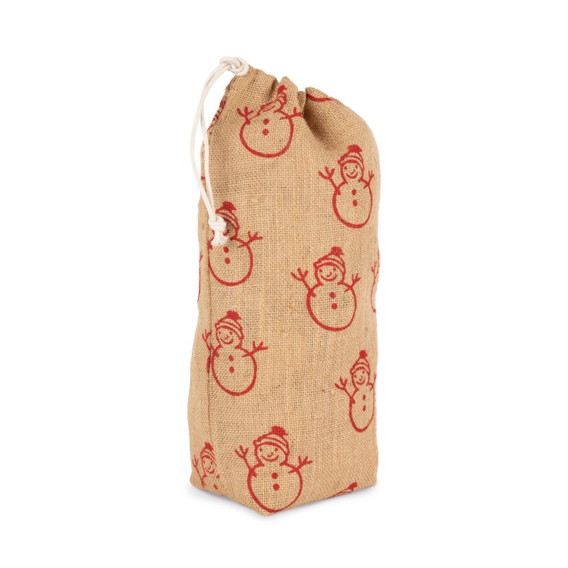 Porte-bouteille avec motifs de Noël 