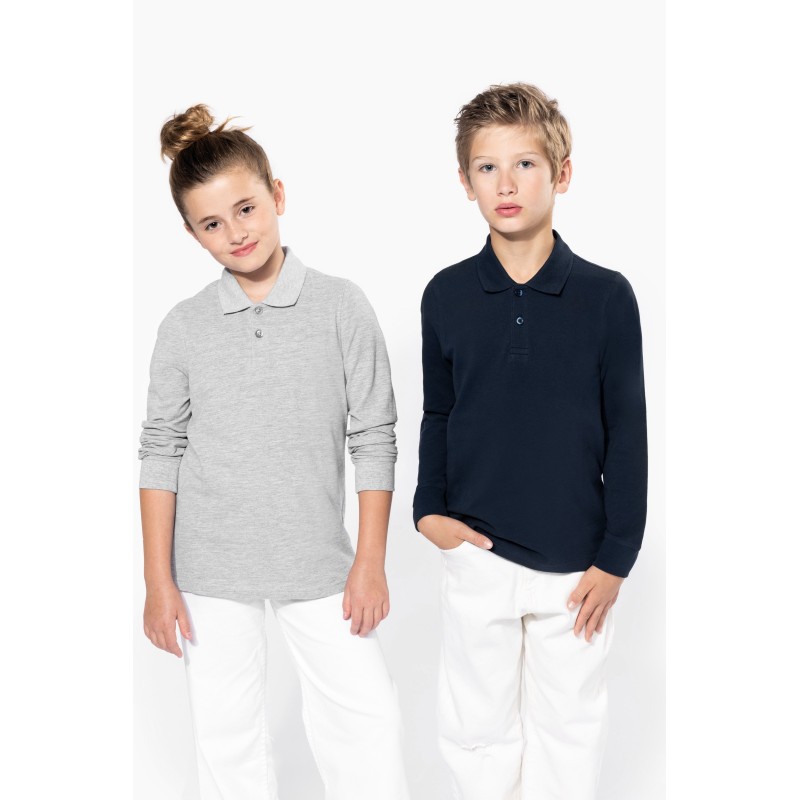 Polo manches longues enfant 