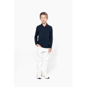 Polo manches longues enfant 