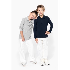 Polo manches longues enfant 