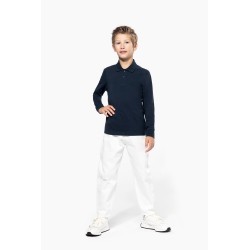 Polo manches longues enfant 