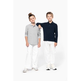Polo manches longues enfant 