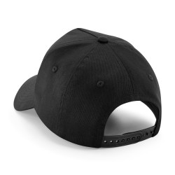 Casquette 5 panneaux avec patch amovible 