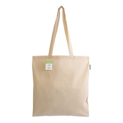 Shopper en coton organique 140g/m2, anses longues 