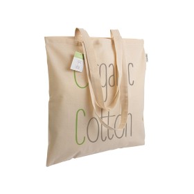 Shopper en coton organique 140g/m2, anses longues 