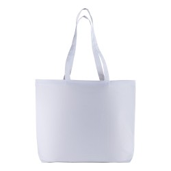 Sac coton 135 grs avec anses longues et soufflet 