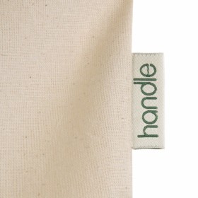 Sac shopping en coton organic, anses longueset souflet 