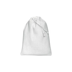 Sac en coton 120 g/m2 avec fermeture en cordon, 15 x 20 cm 