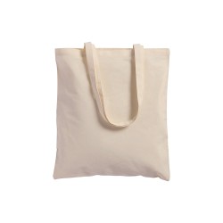 Shopper en coton 130 g/m,  anses longues 