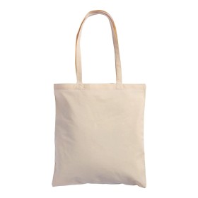 Sac Shopping en coton naturel, anses longues 