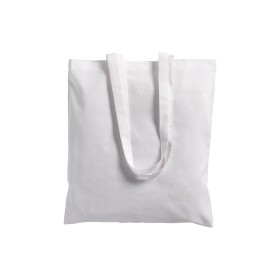 Shopper avec soufflet en coton 220 g/m2, anses longues 