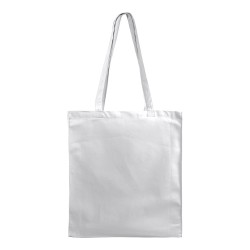 Shopper avec soufflet en coton 220 g/m2, anses longues 