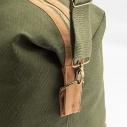 Sac de voyage en caneva recyclé Vert