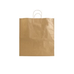 Sac en papier recyclé 100 gr/m2 avec soufflet 