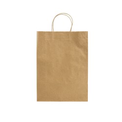 Sac en papier recyclé 100 gr/m2 avec soufflet 