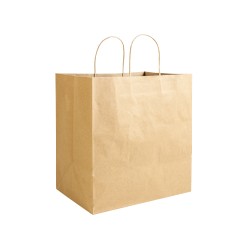 Sac en papier recyclé 100 gr/m2 avec soufflet 