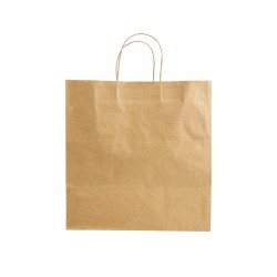 Sac en papier recyclé 100 gr/m2 avec soufflet 