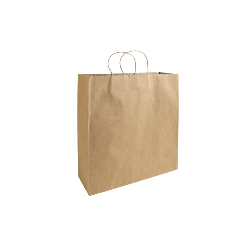 Sac en papier recyclé 100 gr/m2 avec soufflet 