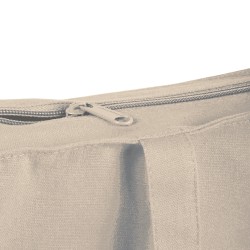 Shopper avec soufflet en coton 250 g/m2, anses longues et fermeture avec zip 