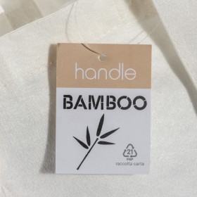 Tote-bag en fibre de bambou 135 g/m2, anses longues 